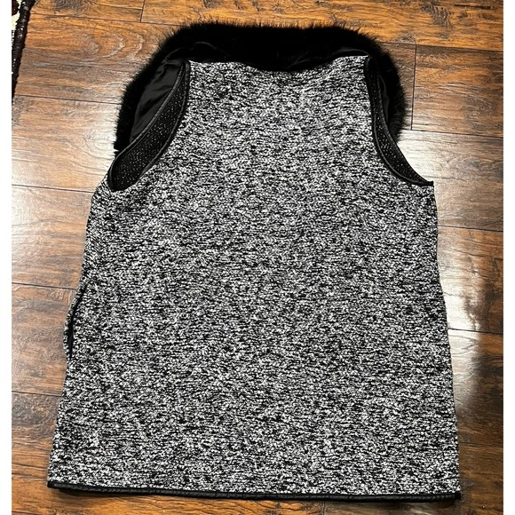 Talbots Removable Faux Fur-Trim Collar Longline Boucle Vest, Women's Size 1X‎ - Picture 10 of 11